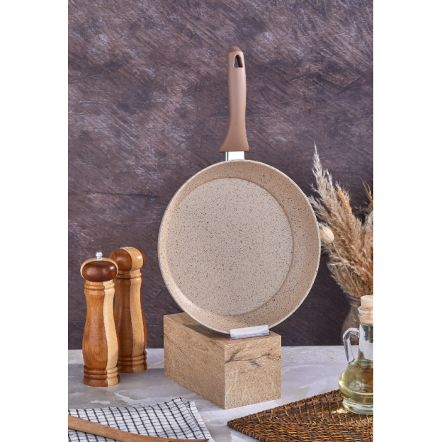 TAÇ ULTRA GRANİT TAVA 26cm 4 MM CAPPUCCINO
