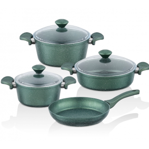 TAC MAXXCOOK 7 PCS COOKWARE SET GREEN