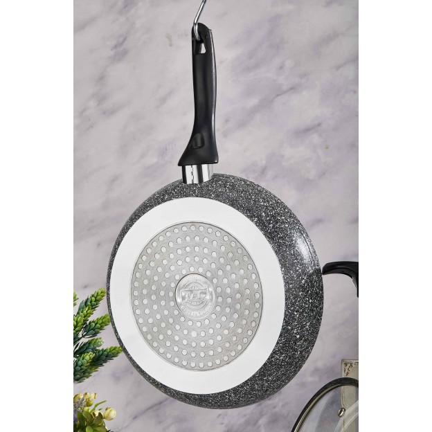 Taç Induction Mastercook 7 Pcs Granite Cookware Set Grey