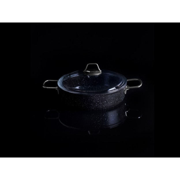 Taç Black Edition Granite Low Casserole 30 cm