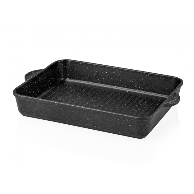 Taç Lavita Die Cast Deep Square Tray Black