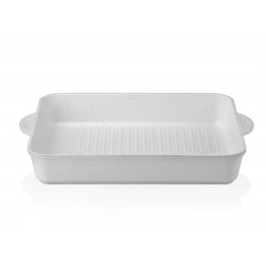 Taç Lavita Die Cast Deep Square Tray White