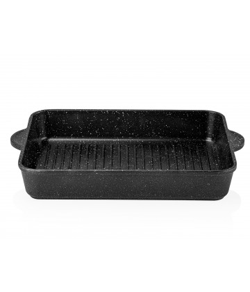 Taç Lavita Die Cast Deep Square Tray Black