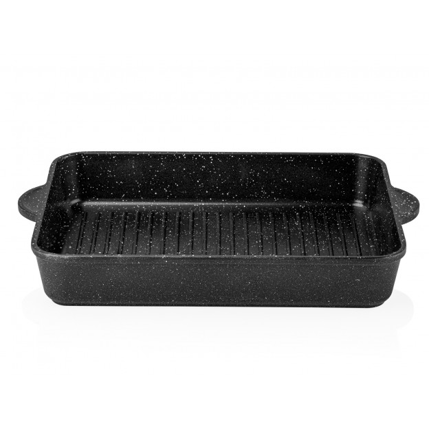 Taç Lavita Die Cast Deep Square Tray Black