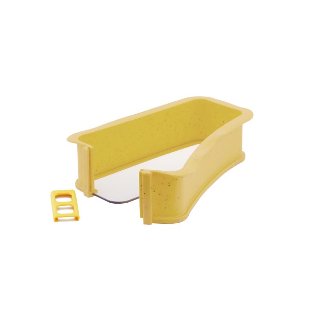 Taç Minori Silicone Rectangular Cake Mold Yellow / Cream