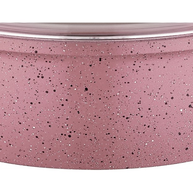 Taç Vision Döküm Derin Tencere 20 cm Pembe