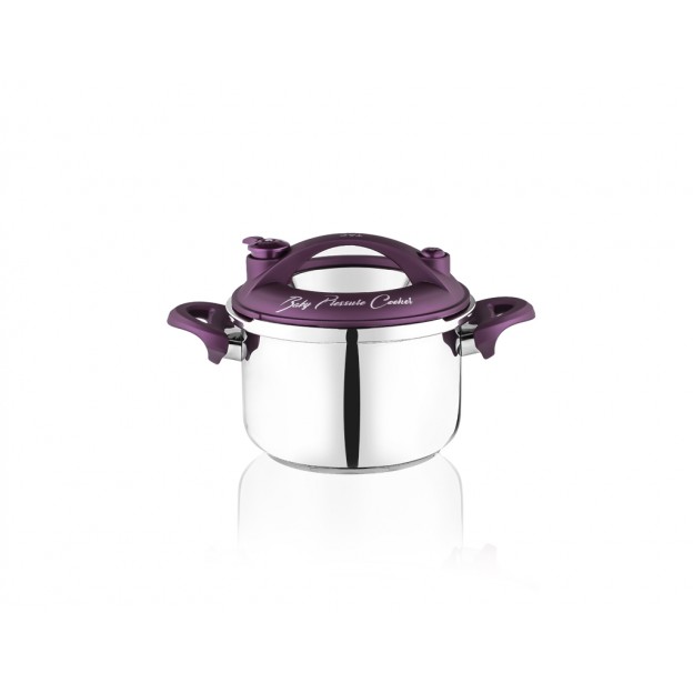 Taç Baby Induction Pressure Cooker Pot 2,5 Lt. Purple