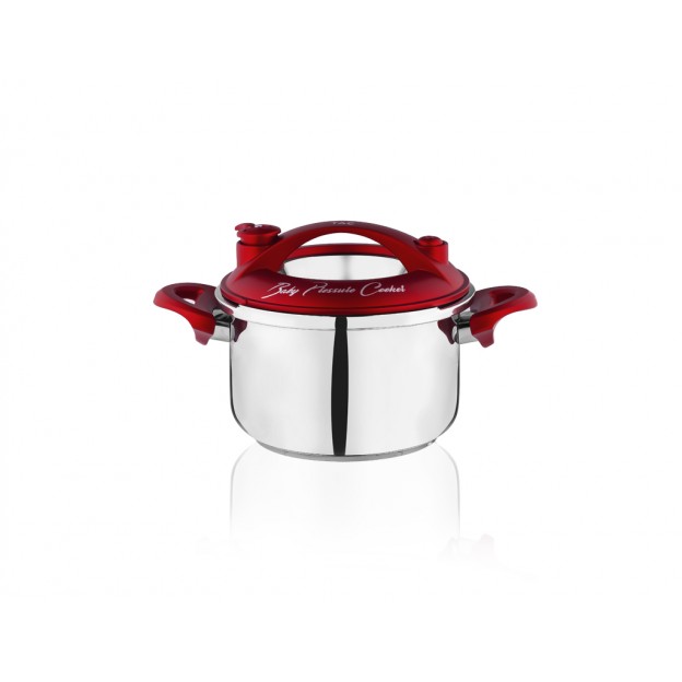 Taç Baby Induction Pressure Cooker Pot 2,5 Lt. Red