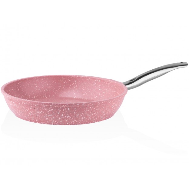 Taç 7 Parça Pyrex Kapak Döküm Tencere Seti Pembe
