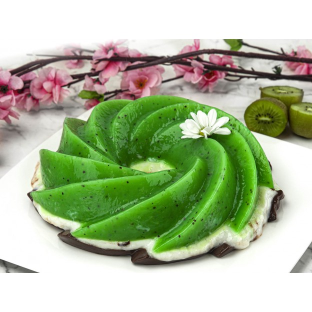 Taç Rüzgar Gülü Döküm Kek Kalıbı Siyah