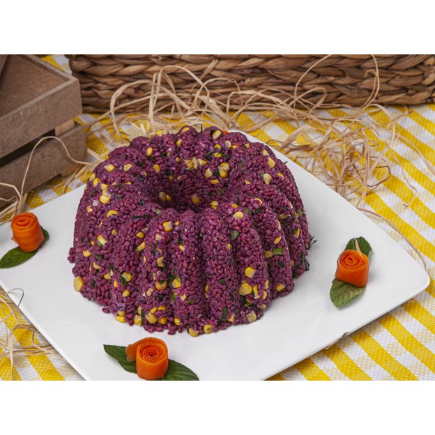 Taç Dilim Cast Alumınıum Cake Mould Purple