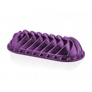 Taç Rüzgar Gülü Baton Cast Alumınıum Cake Mould Purple