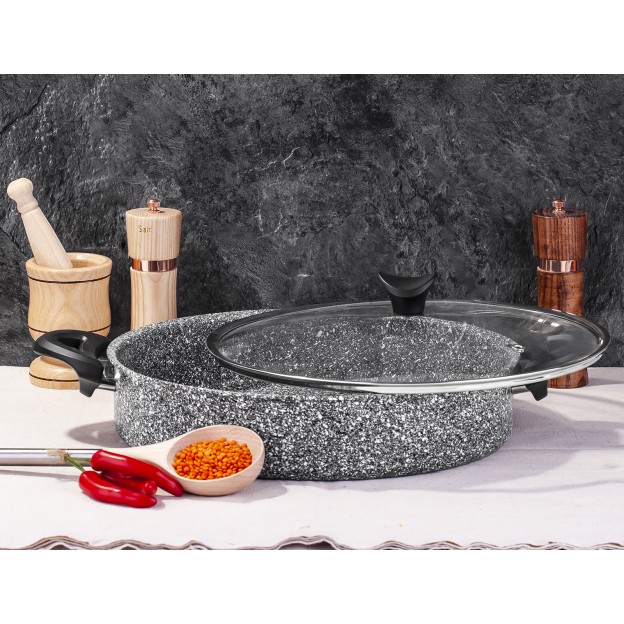 Taç Ultra Granit Basık Tencere 26 Cm