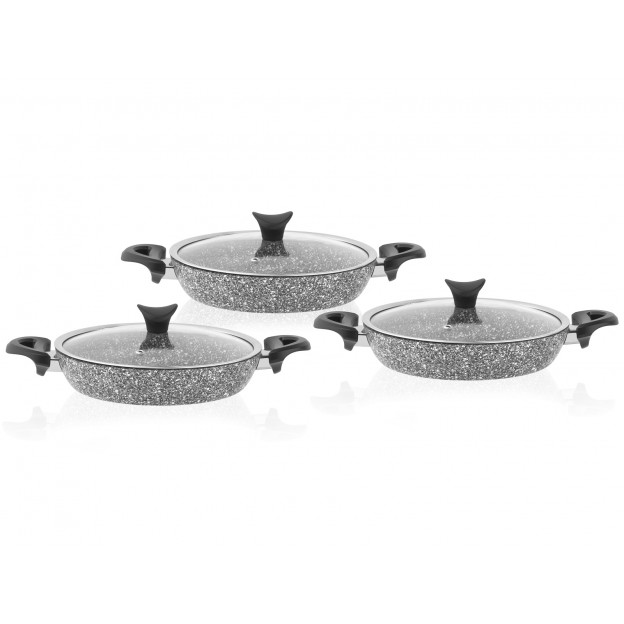 Taç Ultra Granite 3 Pcs Omlette Sets