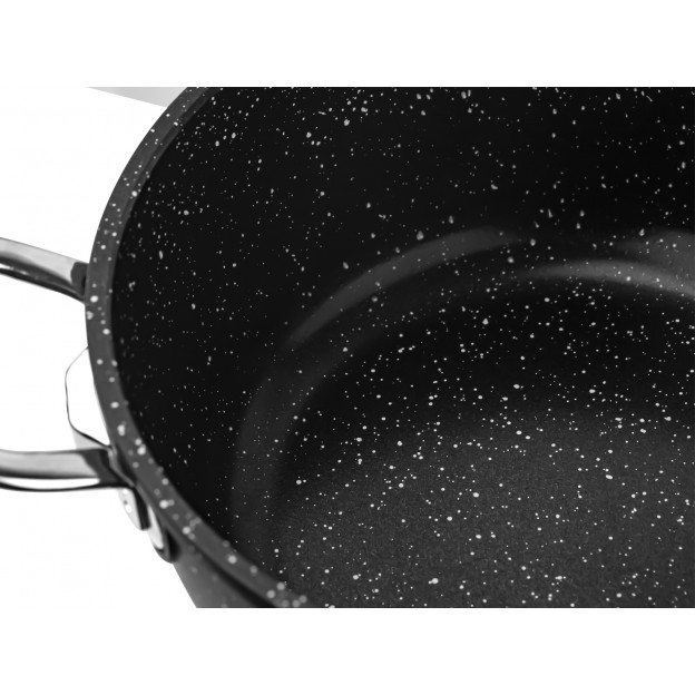 Taç Gravita Cast High Casserole 28 cm Black