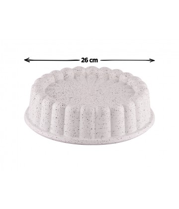 Taç Granite Die Cast Tart Mold Cream 26 Cm