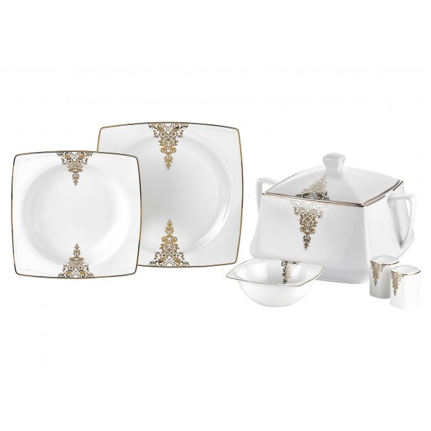 Taç Lace Gold 60 Parça  Yemek Takımı