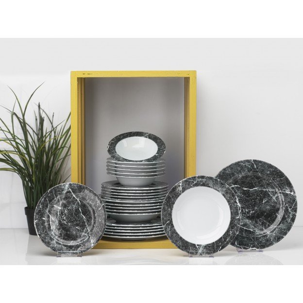 Taç Bahar Rosali 24 Pieces Dinner Set