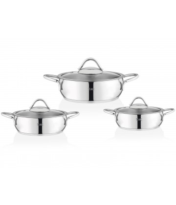 Taç Vitali Induction 6 Pcs Stainless Steel Omelette Pan