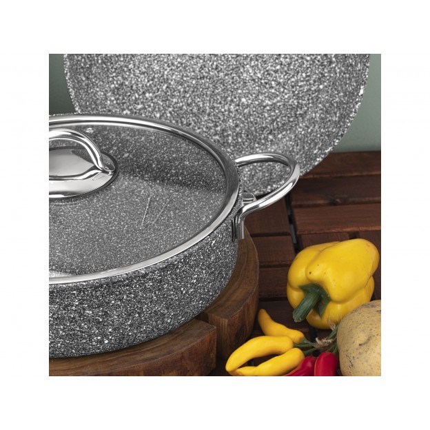 Taç Ultra Klasik 2 Pcs Granite Casserole & Frying Pan Set