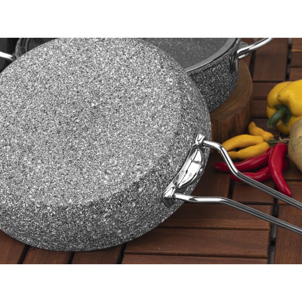 Taç Ultra Klasik 2 Pcs Granite Casserole & Frying Pan Set