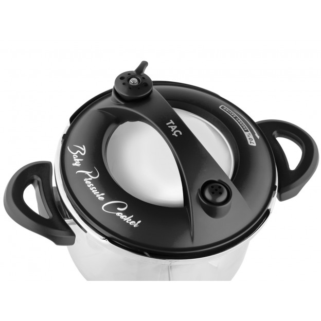 Taç Baby Induction Pressure Cooker Pot 2,5 Lt. Black