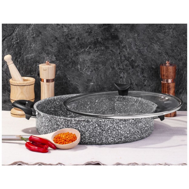 Taç Ultra Granit Basık Tencere 22 Cm
