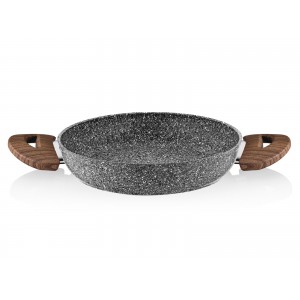 Taç Aksu Extra Granit Sahan 20 Cm Gri Ahşap