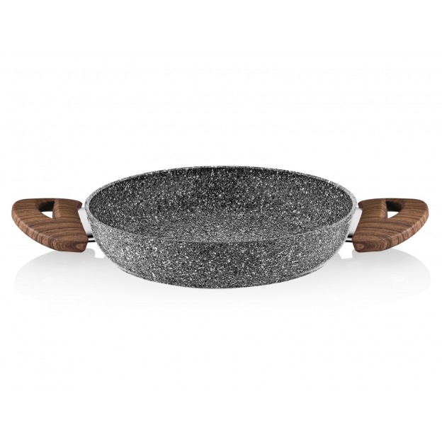 Taç Aksu Extra Granit Sahan 20 Cm Gri Ahşap