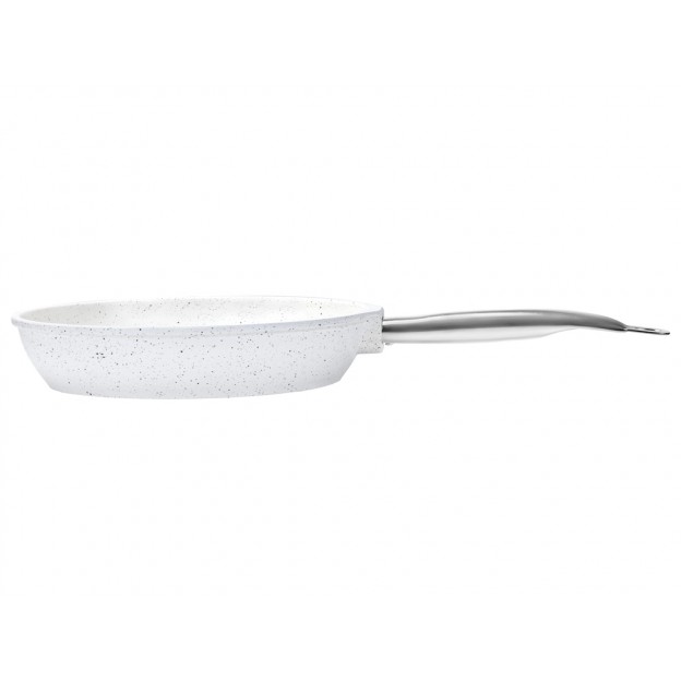 Taç Aksu Granit Döküm Tava 26 cm Beyaz