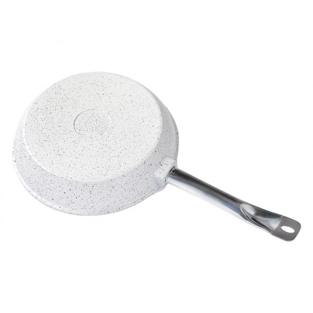 Taç Aksu Granit Döküm Tava 26 cm Beyaz