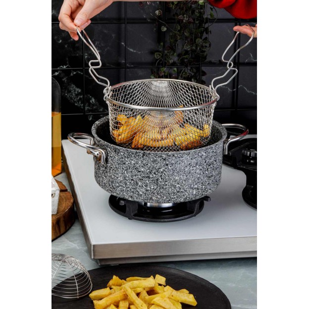 Taç Ultra Granite Frying Casserole 22 cm