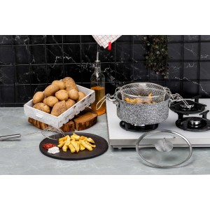 Taç Ultra Granite Frying Casserole 22 cm