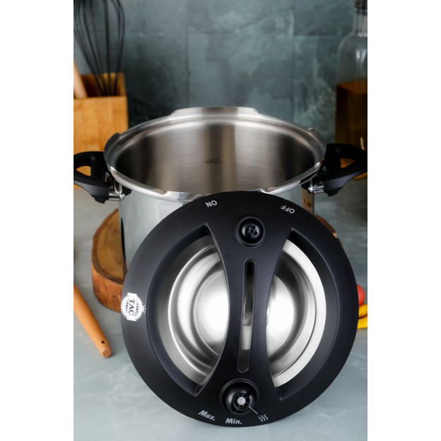 Taç Presto Induction 4 Lt. Pressure Cooker Pot Black