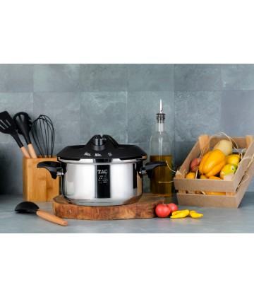 Taç Presto Induction 4 Lt. Pressure Cooker Pot Black