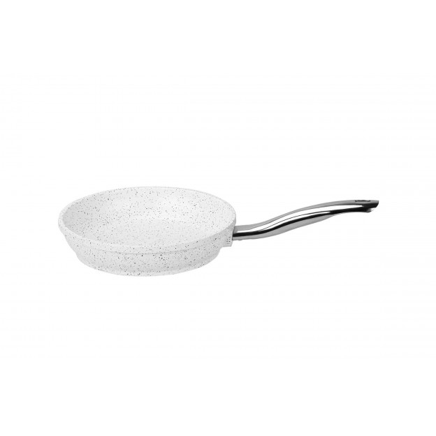 Taç Aksu Granit Döküm Tava 20 cm Beyaz