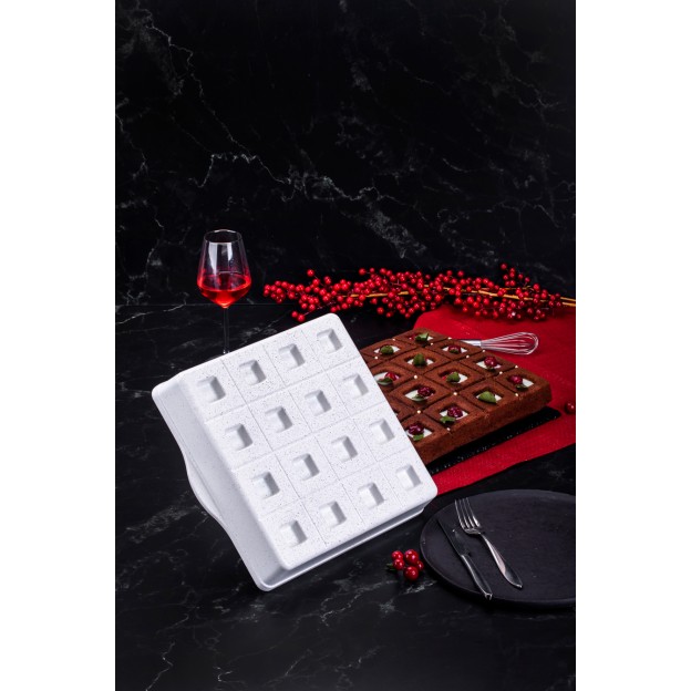 Taç Brownie Granite Cast Alumınıum Cake Mould White 29 Cm