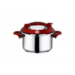 Taç Presto Induction 4 Lt. Pressure Cooker Pot Red