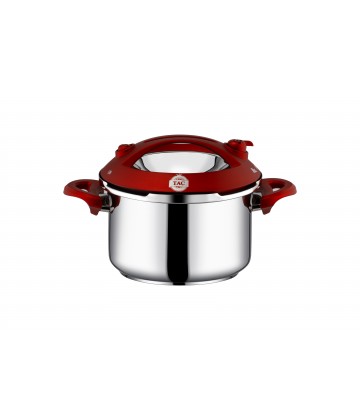 Taç Presto Induction 4 Lt. Pressure Cooker Pot Red