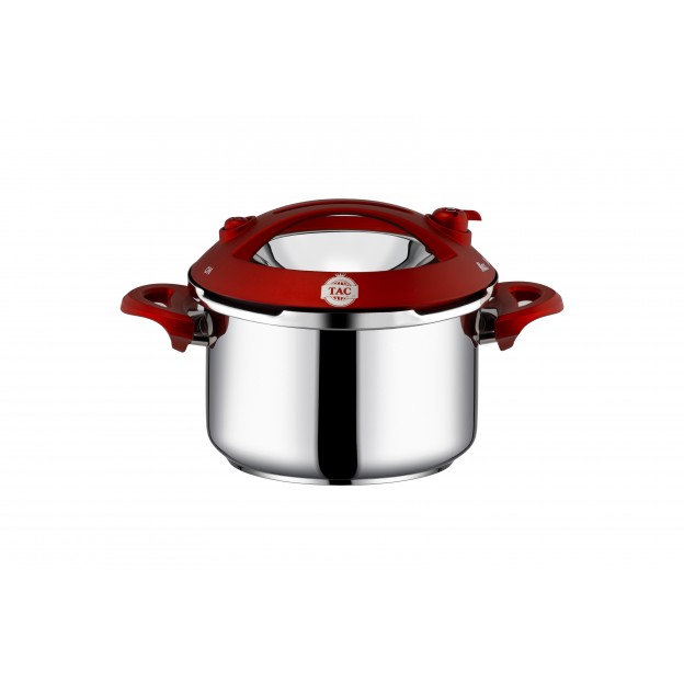 Taç Presto Induction 4 Lt. Pressure Cooker Pot Red