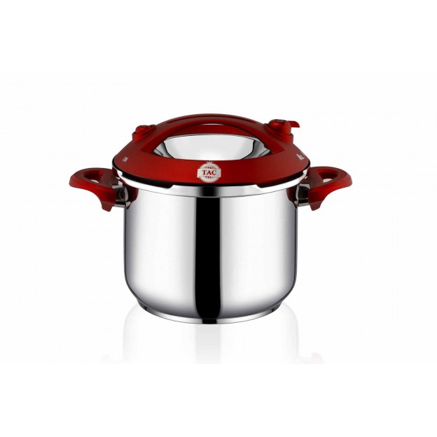 Taç Presto Induction 6 Lt. Pressure Cooker Pot Red