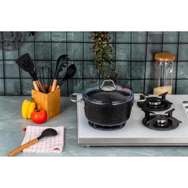 Taç Black Edition Granite High Casserole 26 cm