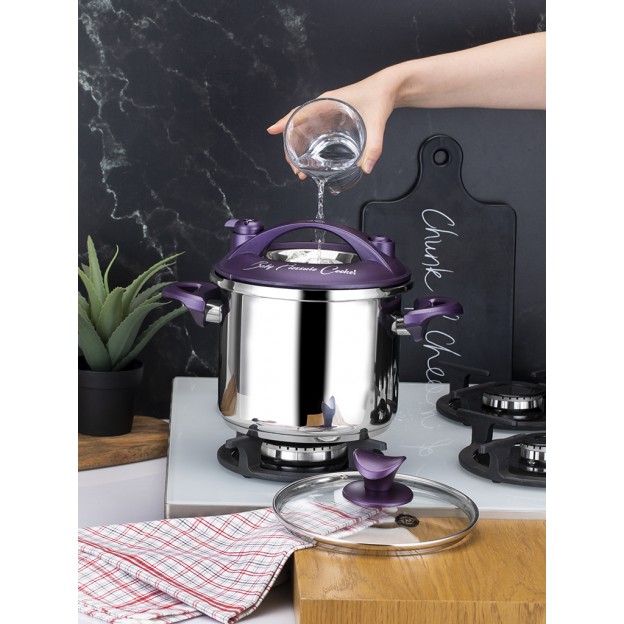 Taç Baby Pressure Cooker Pot 3.5 Lt. Purple