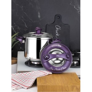 Taç Baby Pressure Cooker Pot 3.5 Lt. Purple