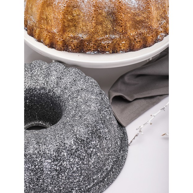 Taç Ultra Granite Cake Mould Large Grey 28 Cm
