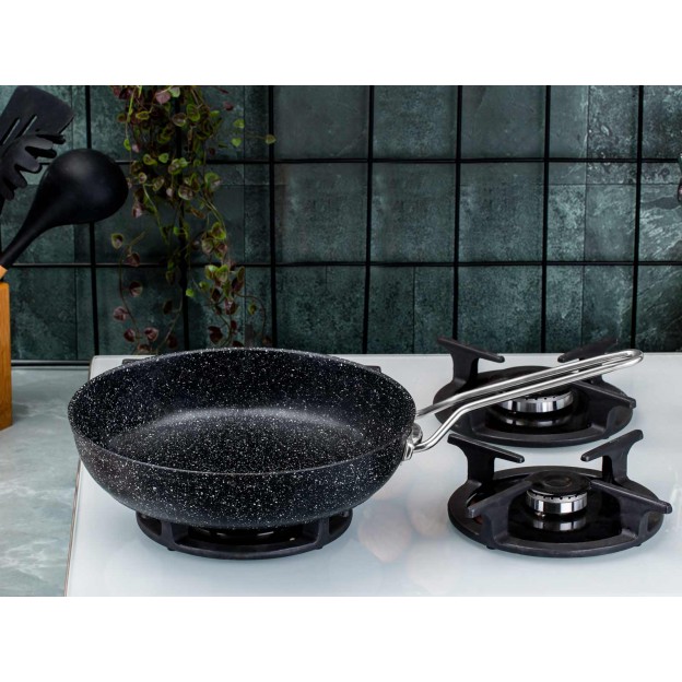 Taç Black Edition Granite Frying Pan24cm