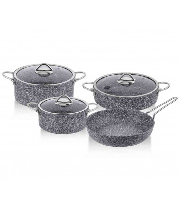 Taç Ultra Klasik 7 Pcs Granite Cookware Set