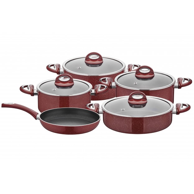 Taç Titan Granite 5 Pcs Cookware Set