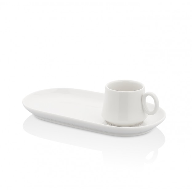 Taç Gondola Kahve Fincan Seti White