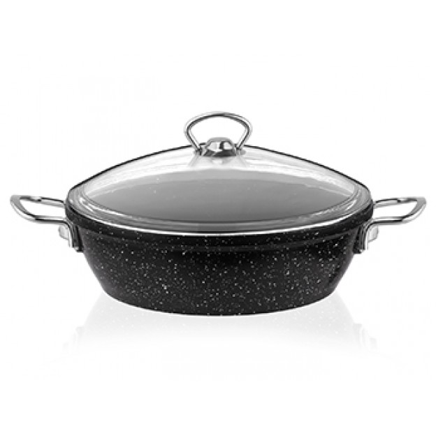 Taç Induction Gravita Cast Low Casserole 26 cm Black